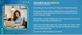 Prestashop Advance Blog Module