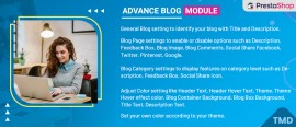 Prestashop Advance Blog Module