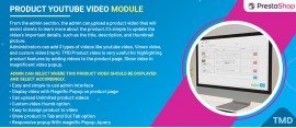 Prestashop Product Youtube video Module
