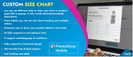 Prestashop Custom Size Chart Module