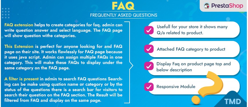 PrestaShop Advance FAQ Module